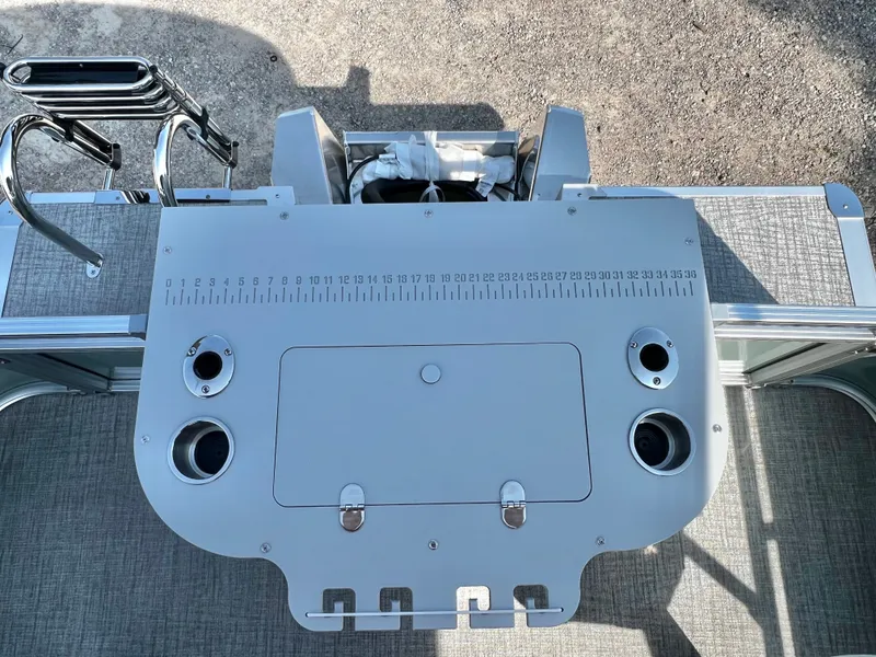 Slide: The Image of Avalon Venture 85 23' Rear Fish Triple-Toon 2027 - 16