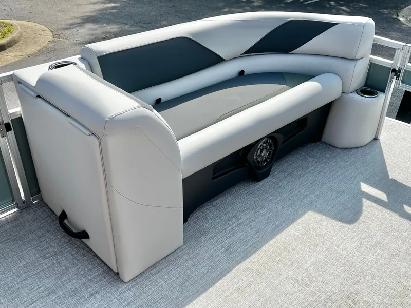 Slide: The Image of Avalon Venture 85 23' Rear Fish Triple-Toon 2027 - 28