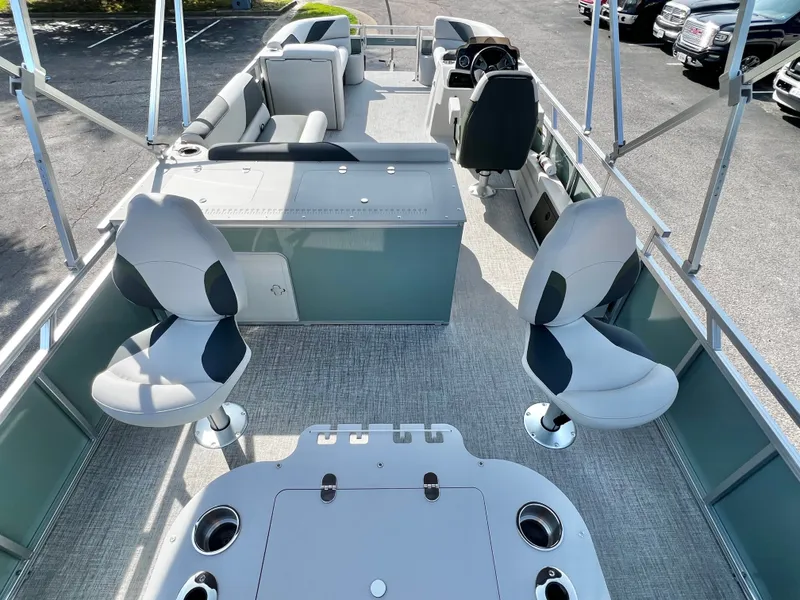 Slide: The Image of Avalon Venture 85 23' Rear Fish Triple-Toon 2027 - 17