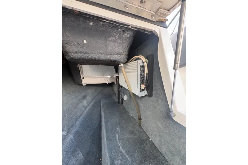 Slide: The Image of Interior view of a 2007 MasterCraft X-15 SS boat showing storage compartment. - 15