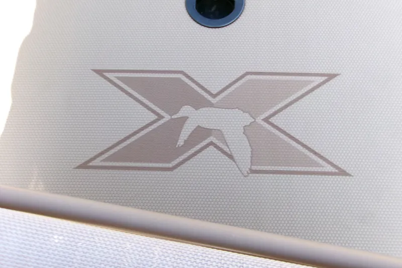 Slide: The Image of Logo of Xpress X18DB 2027 model featuring a stylized "X" and bird design. - 7