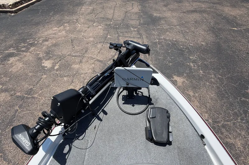 Slide: The Image of 2008 Skeeter SX190 boat with Garmin equipment on deck. - 12