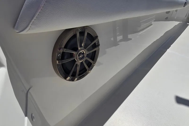 Slide: The Image of Speaker installed on 2016 Ranger 2510 Bay Ranger boat interior. - 34