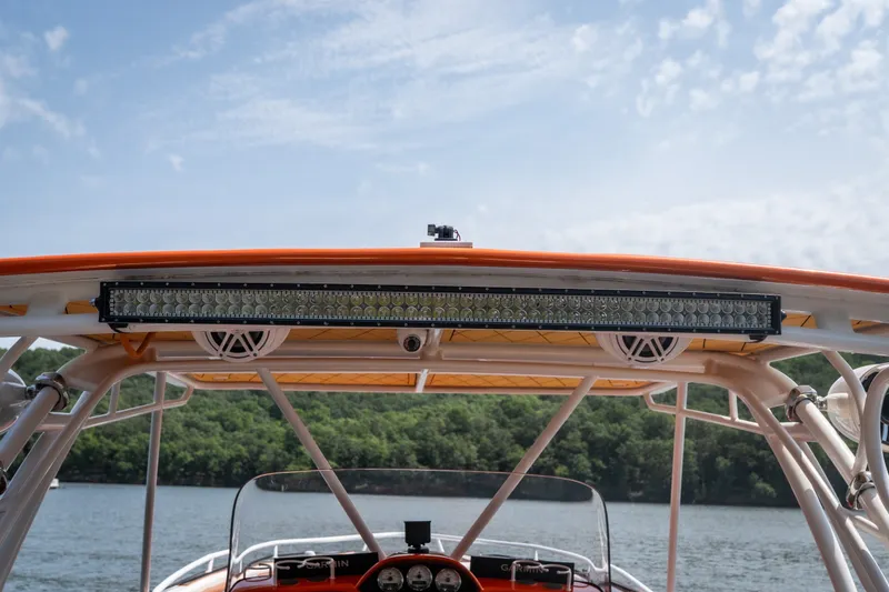 Slide: The Image of 2007 Deep Impact 360 C boat with LED light bar on a sunny day. - 42