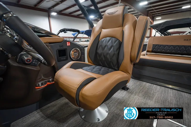 Slide: The Image of Luxurious interior of 2027 Bennington 23 RSWBA boat with premium seating. - 45