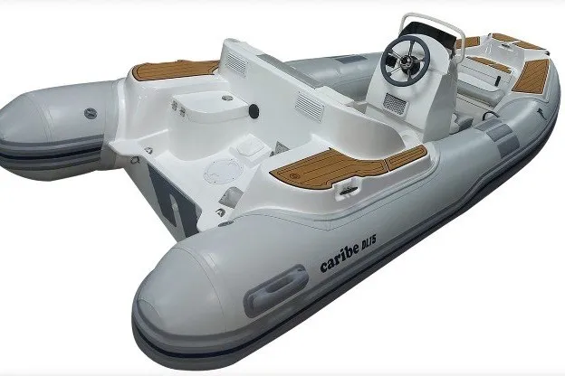 The Image of 2026 Caribe DL15 inflatable boat with sleek design and modern features. - 1