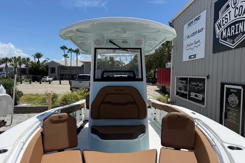 Slide: The Image of 2027 Sea Pro 245FLXR Sandbar boat at West Coast Marine dealership. - 4