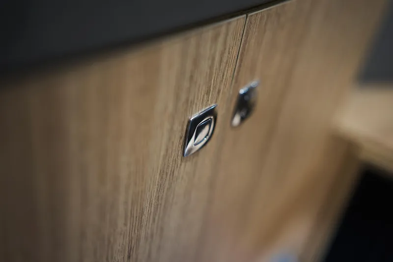Slide: The Image of Wooden cabinet with sleek metal handles, Northman 1300, 2025 model. - 42