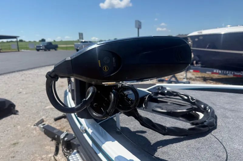 Slide: The Image of Close-up of Phoenix 720 ZXL boat equipment, 2027 model, on a sunny day. - 6