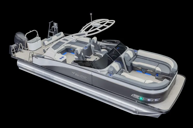 The Image of 2026 Tahoe Pontoon Cascade Cruise Rear Bench Windshield - 0