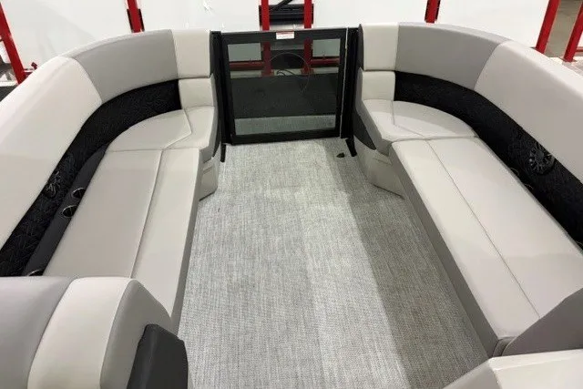 Slide: The Image of Luxurious interior of 2027 Alera A24Q boat with spacious seating and modern design. - 7