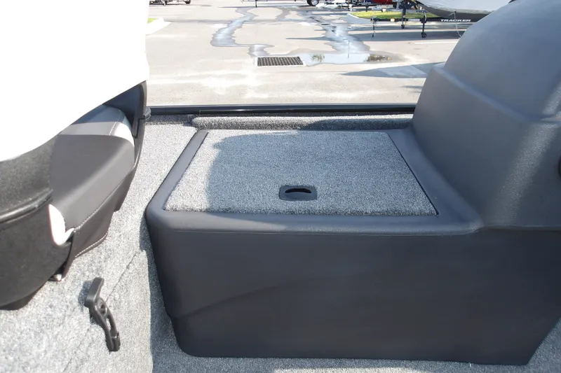 Slide: The Image of Interior view of 2027 Tracker Bass Tracker Classic XL boat seating area. - 16