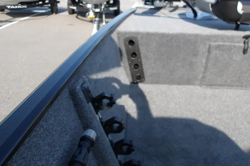 Slide: The Image of Interior view of 2027 Tracker Bass Tracker Classic XL boat with rod holders. - 15