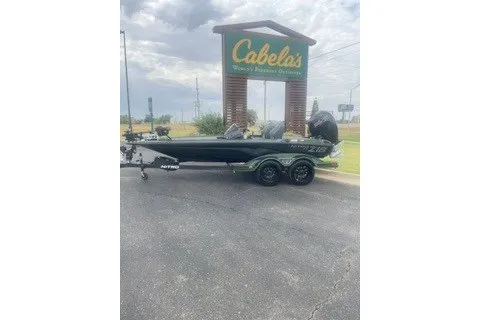 The Image of 2027 Nitro Z18 XL boat parked outside Cabela's store. - 0