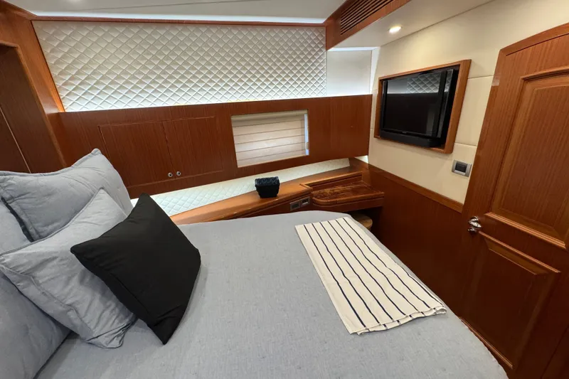 Slide: The Image of Luxurious cabin interior of 2023 Apollonian Yachts 52 Pilothouse with modern amenities. - 29