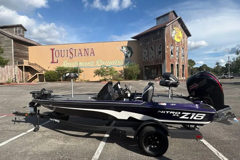 Slide: The Image of 2027 Nitro Z18 XL Pro boat parked at Louisiana Sportsman's Paradise. - 7