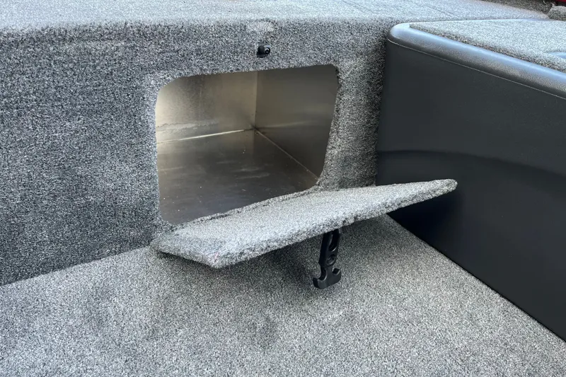 Slide: The Image of Interior storage compartment of 2027 Tracker Bass Tracker Classic XL boat. - 16