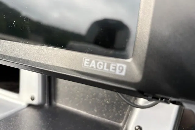 Slide: The Image of Close-up of Eagle 9 display on 2027 Tracker Pro Team 175 boat. - 19