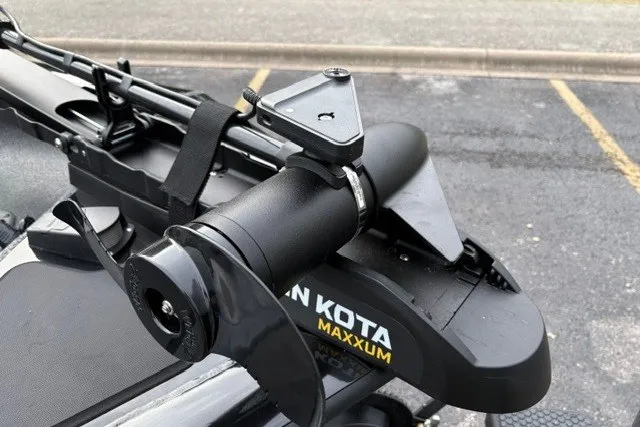 Slide: The Image of Trolling motor on 2027 Tracker Pro Team 175 boat, featuring Minn Kota Maxxum. - 23