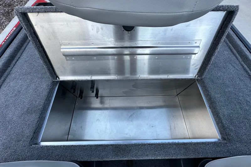 Slide: The Image of Open storage compartment in 2027 Tracker Bass Tracker Classic XL boat. - 68