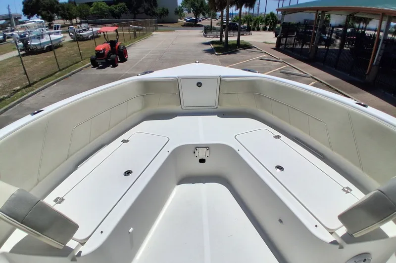 Slide: The Image of 2020 Century 3200 Center Console boat with spacious seating and storage compartments. - 5
