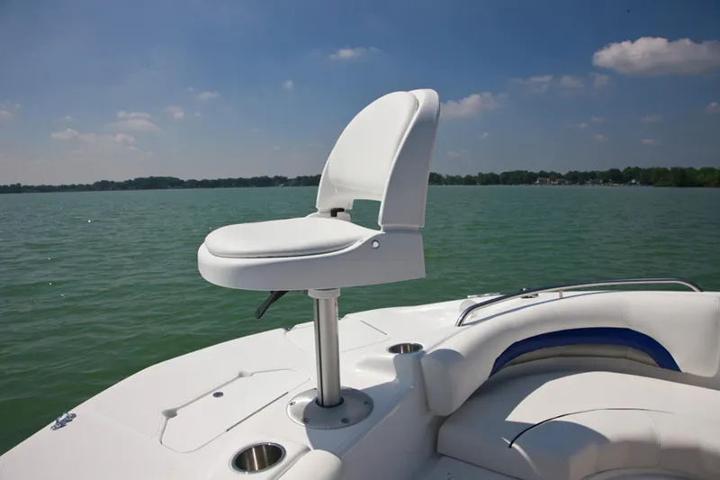 Slide: The Image of Manufacturer Provided Image: 2013 Hurricane SunDeck 187 OB boat seat with lake view. - 4
