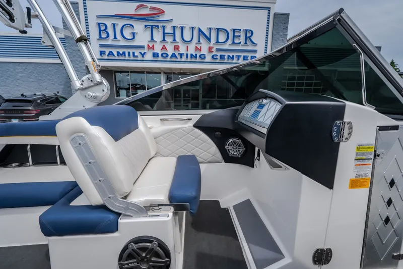 Slide: The Image of 2012 MasterCraft X55 boat interior at Big Thunder Marine Family Boating Center. - 26