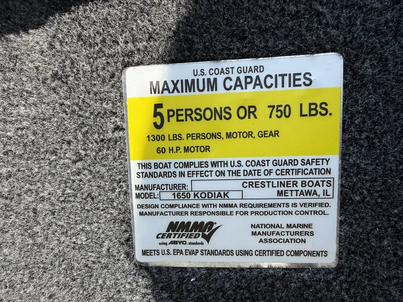 Slide: The Image of Crestliner 1650 Kodiak WT w/ 60HP Mercury! 2027 - 12