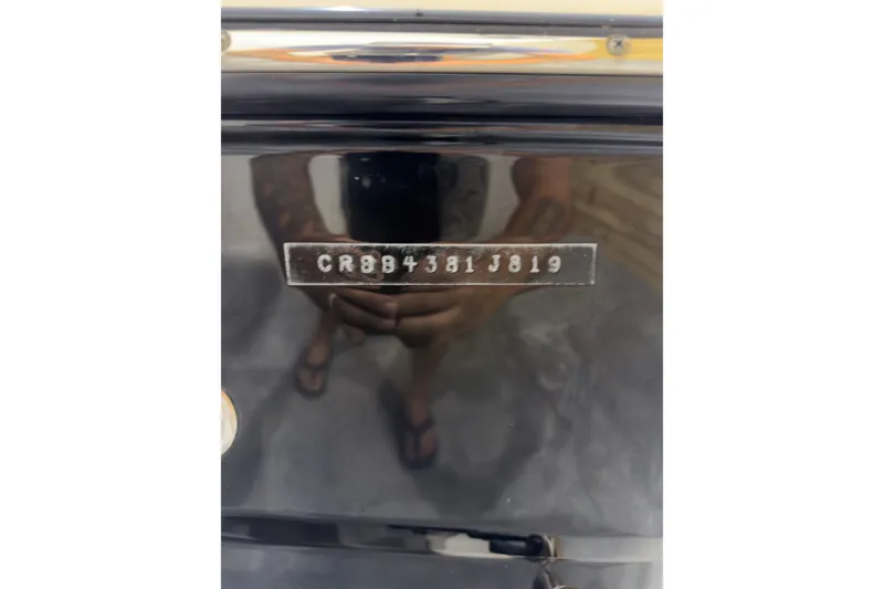 Slide: The Image of 2019 Crevalle 26 Bay boat hull identification number (CRBB431J819) displayed. - 29