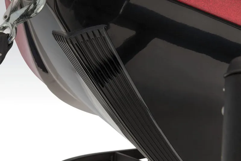 Slide: The Image of Close-up of the hull of a 2019 Nitro ZV19 Pro boat. - 16