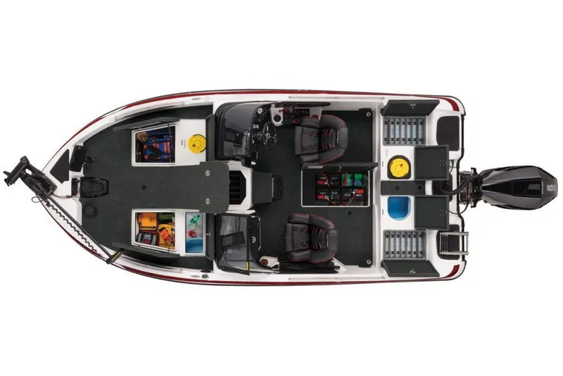 Slide: The Image of 2019 Nitro ZV19 Pro: Spacious fishing boat with multiple storage compartments and comfortable seating. - 13
