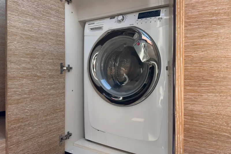 Slide: The Image of Washing machine inside Azimut 58 yacht cabinet, 2010 model. - 79