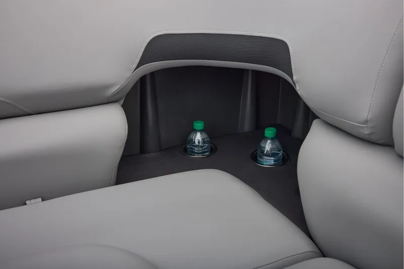 Slide: The Image of Manufacturer Provided Image: 2026 Sun Tracker SportFish 22 DLX interior with cup holders and water bottles. - 49