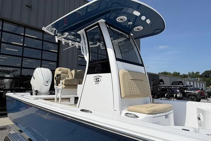 Slide: The Image of 2027 Sportsman Masters 247 Bay Boat with sleek design and modern features. - 10