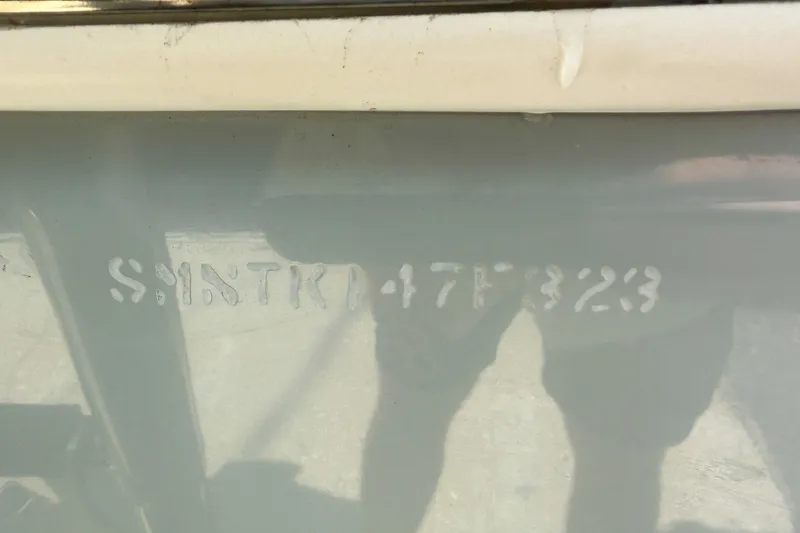 Slide: The Image of 2023 Sportsman Heritage 261 Center Console hull identification number. - 78