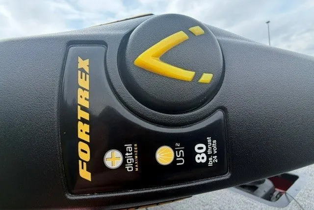 Slide: The Image of Close-up of Fortrex digital maximizer control panel on 2014 Ranger Z118 boat. - 5
