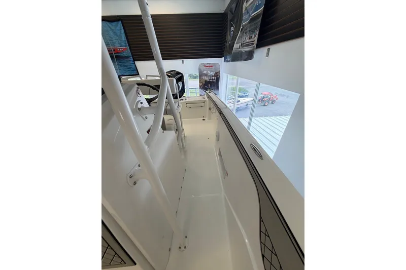 Slide: The Image of 2027 Wellcraft 202 Fisherman boat interior, showcasing sleek design and modern features. - 25