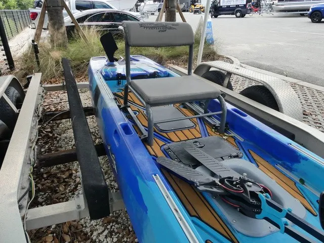 Slide: The Image of Kaku Guru 14 Ft Micro Skiff Kayak 2023 - 3