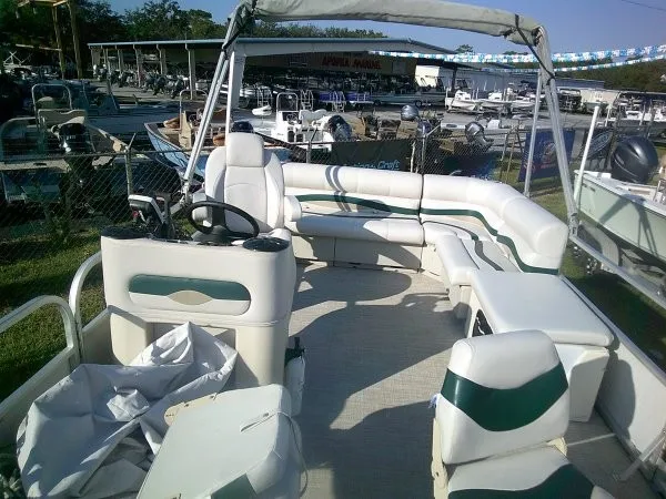 Slide: The Image of Starcraft 18' Pontoon refurbished 1997 - 2