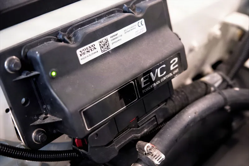 Slide: The Image of Volvo Penta EVC 2 powertrain control unit in 2025 Regal 42 Grande Coupe. - 35