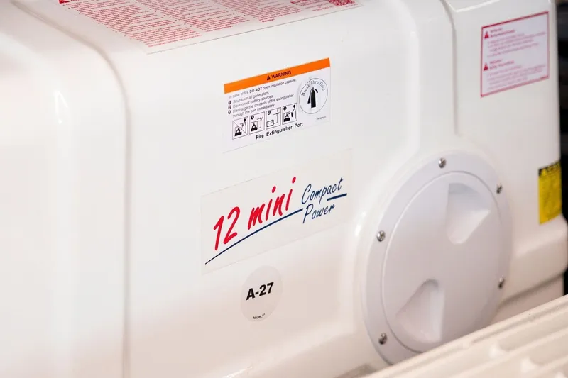 Slide: The Image of 12 Mini Compact Power unit on 2025 Regal 42 Grande Coupe yacht. - 41