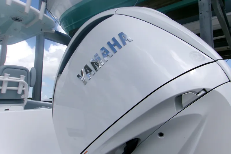 Slide: The Image of 2027 Sportsman Heritage 231 Center Console with Yamaha engine, showcasing sleek design and modern features. - 17