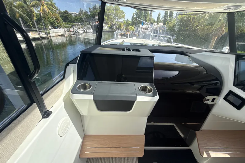 Slide: The Image of 2024 Quarken 35 Cabin Tourer interior with sleek design and modern amenities. - 20