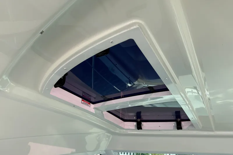 Slide: The Image of Sunroof of 2005 Sea Ray 48 Sundancer yacht, showcasing sleek design and craftsmanship. - 45