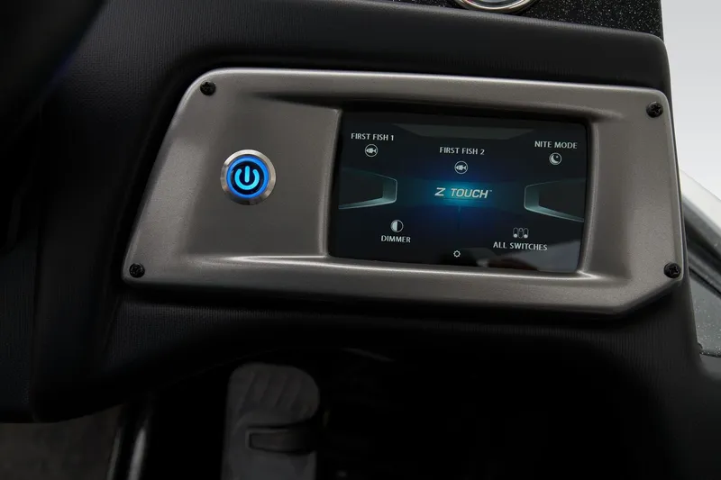 Slide: The Image of Dashboard of 2027 Nitro Z20 XL Pro with touchscreen and power button. - 7