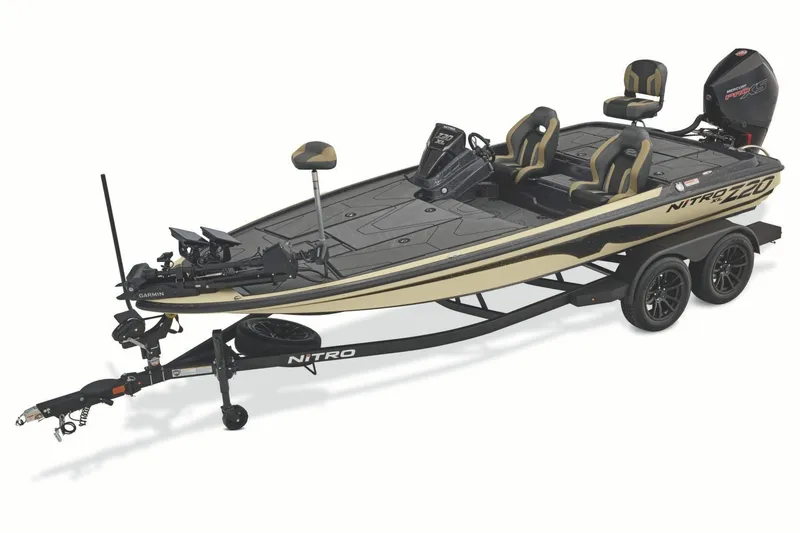 The Image of 2027 Nitro Z20 XL Pro fishing boat with trailer, featuring sleek design and advanced equipment. - 0