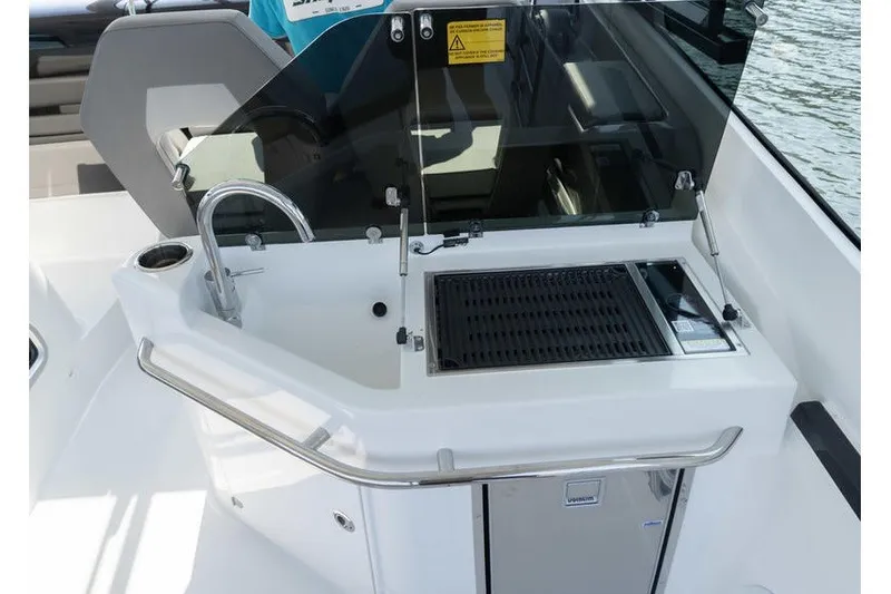 Slide: The Image of 2026 Beneteau Flyer 10 Sport Top boat kitchenette with grill and sink. - 8