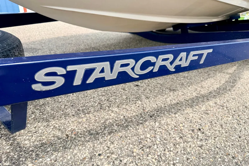 Slide: The Image of Blue Starcraft trailer frame for 2005 Starcraft 2100 IO RE Limited boat. - 79