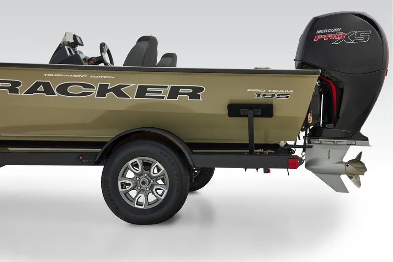Slide: The Image of Manufacturer Provided Image: 2026 Tracker Pro Team 195 boat with Mercury Pro XS engine, side view. - 52