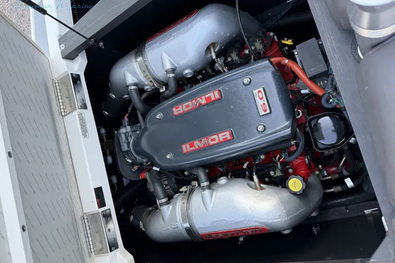 Slide: The Image of Engine compartment of a 2011 MasterCraft X-35 with Ilmor 6.0 engine. - 19